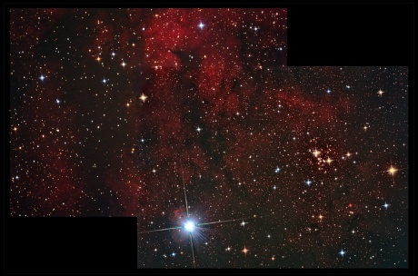 Nebulosa IC1318 (mosaico)