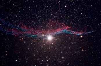 Nebulosa del Velo (sección oeste) - NGC 6960, Caldwell 34