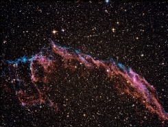 Nebulosa del Velo (sección este) - NGC 6960, Caldwell 33